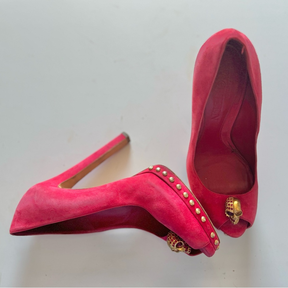 Alexander McQueen Skull Studded Heels